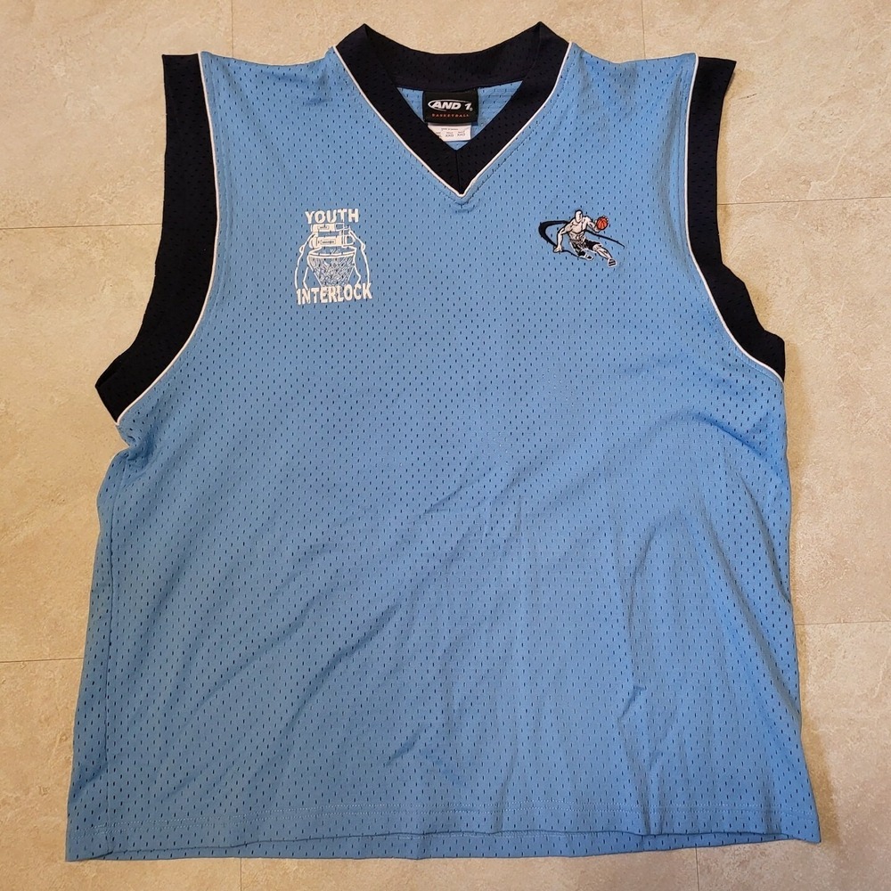 Vintage AND1 Interlock Basketball Jersey Size XXL‎ 2XL